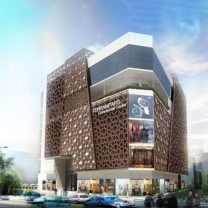 Facade Design of TehranPars Commercial Center Facade Design of TehranPars Commercial Center